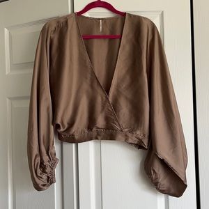 Free People wrap top